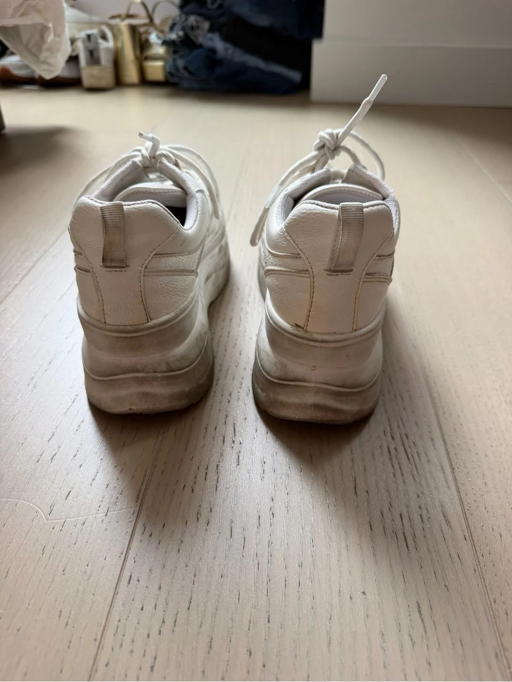Topshop Platform White Sneakers